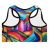 Jerusalem Colors Designer Padded Sports Bra