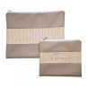 Faux Leather Tallit and Tefillin Bag Set Tw... | Talit & Tefillin Bags