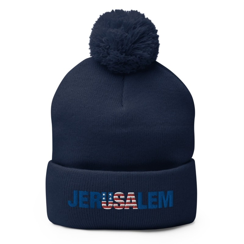 JerUSAlem Pom-Pom Beanie
