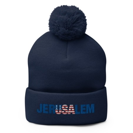 JerUSAlem Pom-Pom Beanie