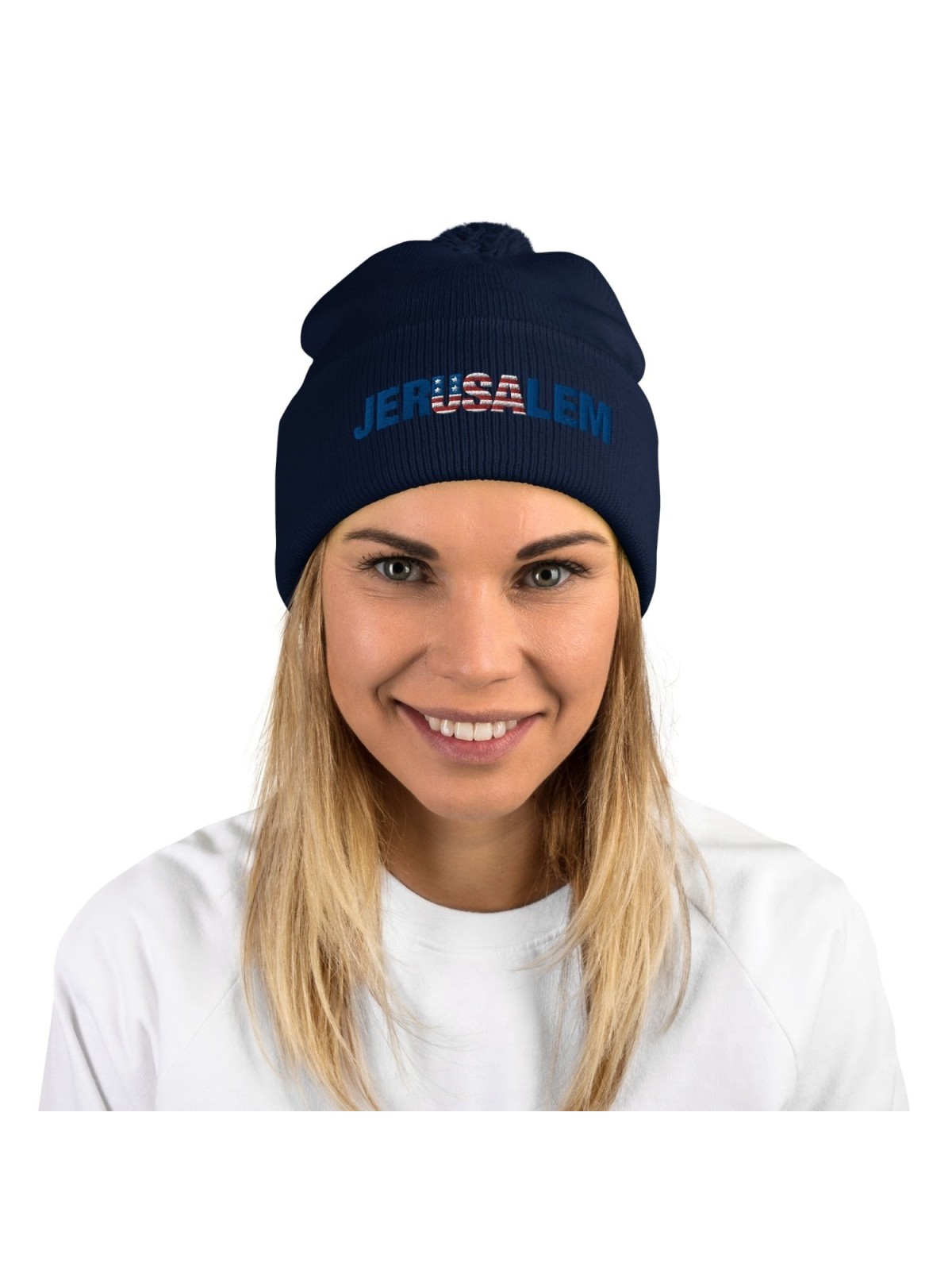 JerUSAlem Pom-Pom Beanie