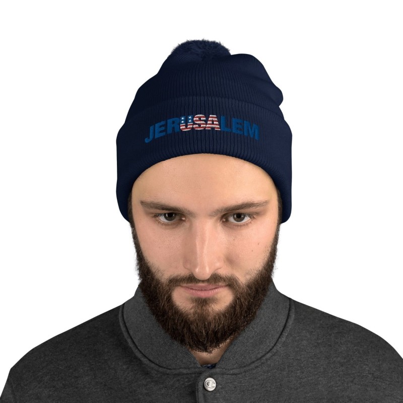 JerUSAlem Pom-Pom Beanie