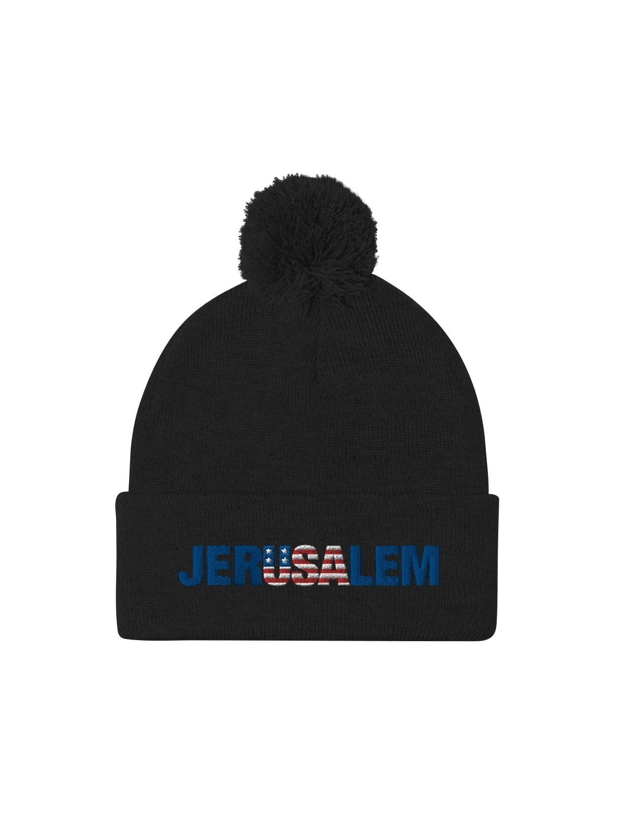 Bonnet à pompon JerUSAlem