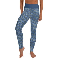 Shalom Salam Peace Designer Yoga Leggings