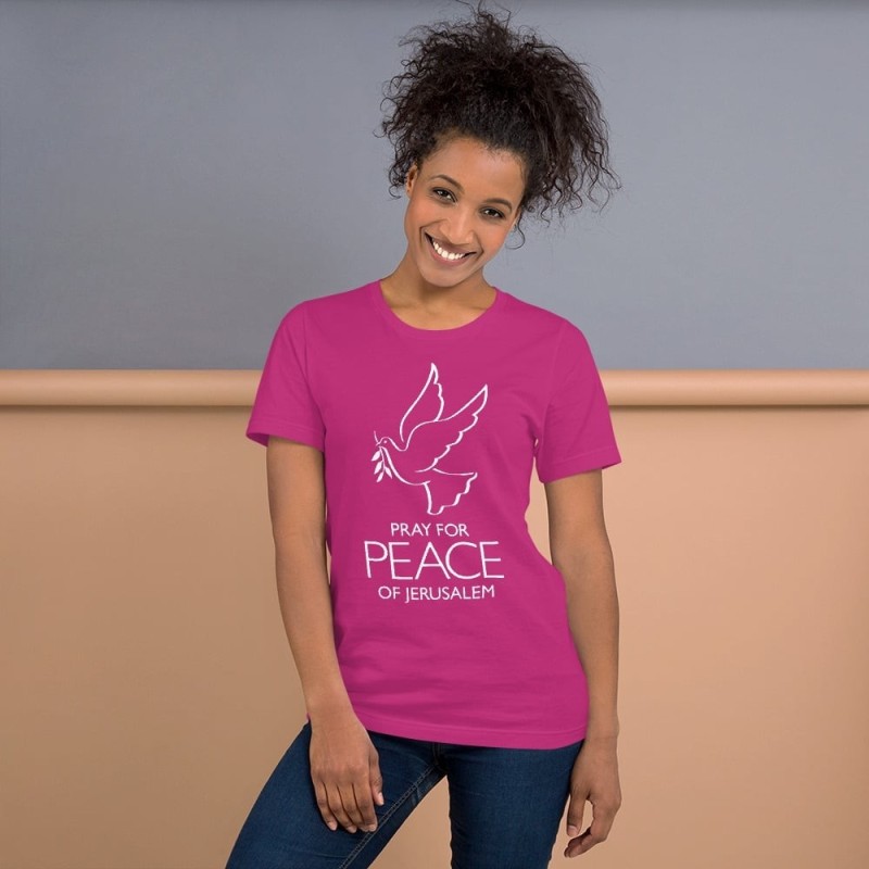 Priez pour la paix de Jérusalem T-Shirt - Unisexe