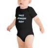 Nice Jewish Boy Onesie - Short Sleeve One-Piece for Babies