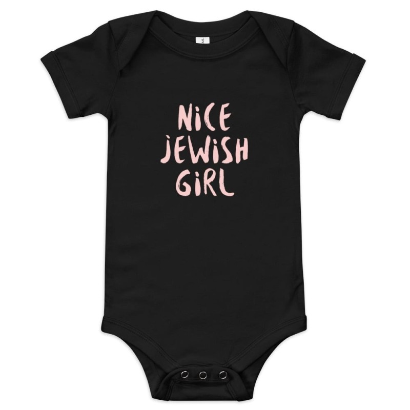 Nice Jewish Girl Onesie - Short Sleeve One-Piece for Babies