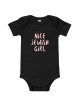 ילדה יהודית נחמדה Onesie - שרוול קצר יחיד לתינוקות