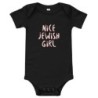 Nice Jewish Girl Onesie - Short Sleeve One-Piece for Babies