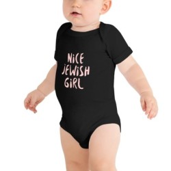 Nice Jewish Girl Onesie - Short Sleeve One-Piece for Babies