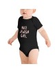 ילדה יהודית נחמדה Onesie - שרוול קצר יחיד לתינוקות