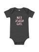 Nice Jewish Girl Onesie - Short Sleeve One-Piece for Babies