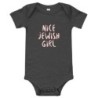 Nice Jewish Girl Onesie - Short Sleeve One-Piece for Babies