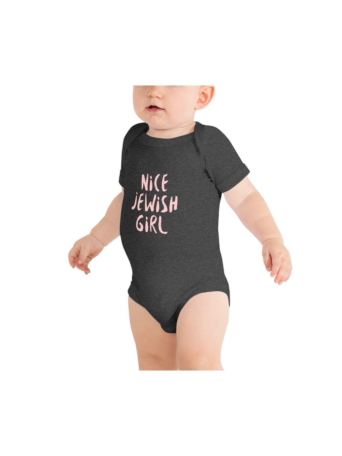 Nice Jewish Girl Onesie - Short Sleeve One-Piece for Babies