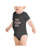 ילדה יהודית נחמדה Onesie - שרוול קצר יחיד לתינוקות