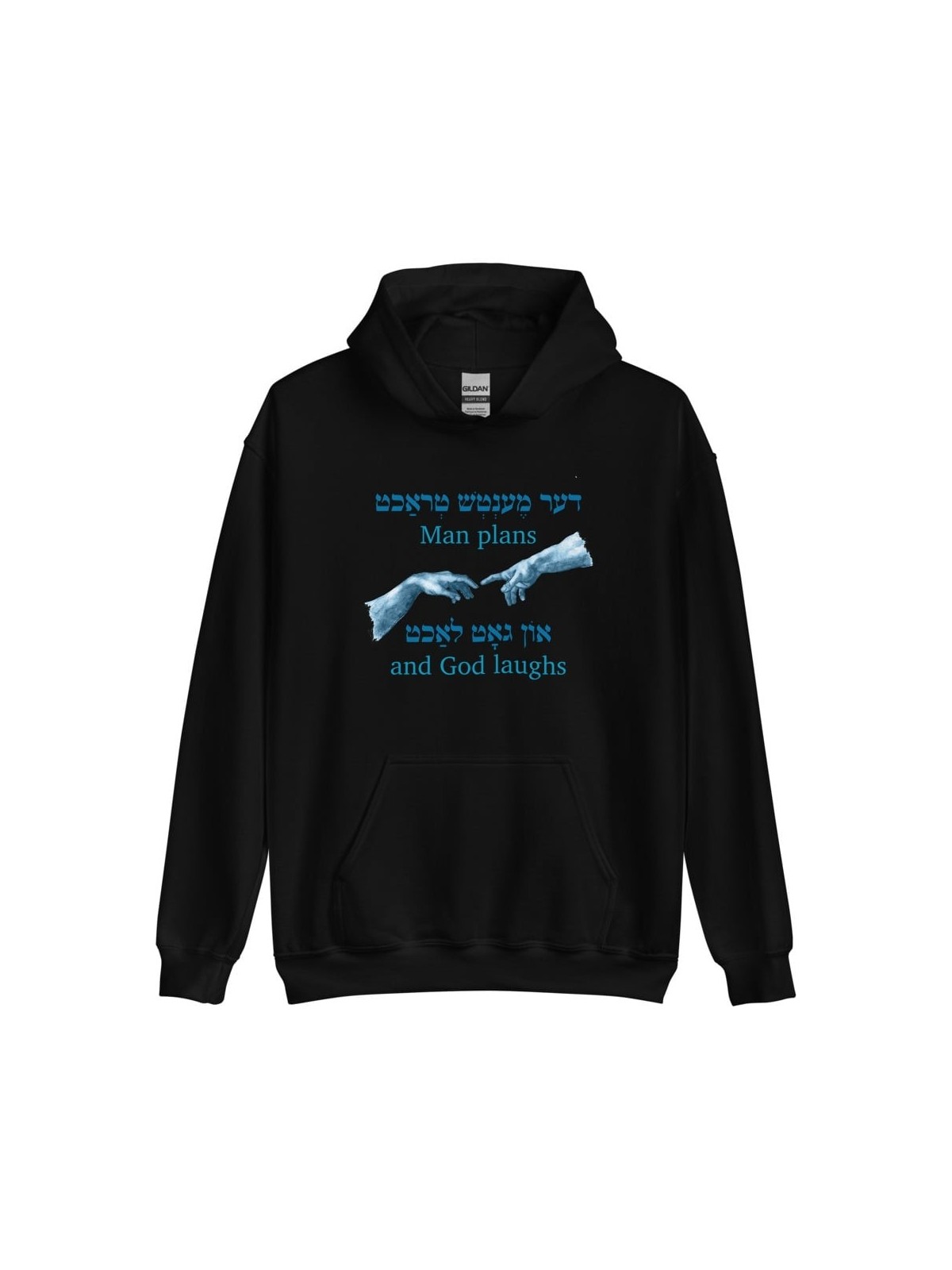 Yiddish Man Plans Hoodie - Unisex