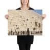 Kotel (Western Wall) Print on Canvas