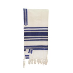 Gabrieli Handwoven White Wool Tallit S... | Gabrieli Hand Woven Tallit