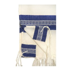 Gabrieli Handwoven White Wool Tallit S... | Gabrieli Hand Woven Tallit