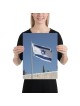 Drapeau d'Israël sur le mur Occidental Poster
