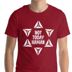 Pas aujourd’hui T-shirt Haman Pourim - Unisexe