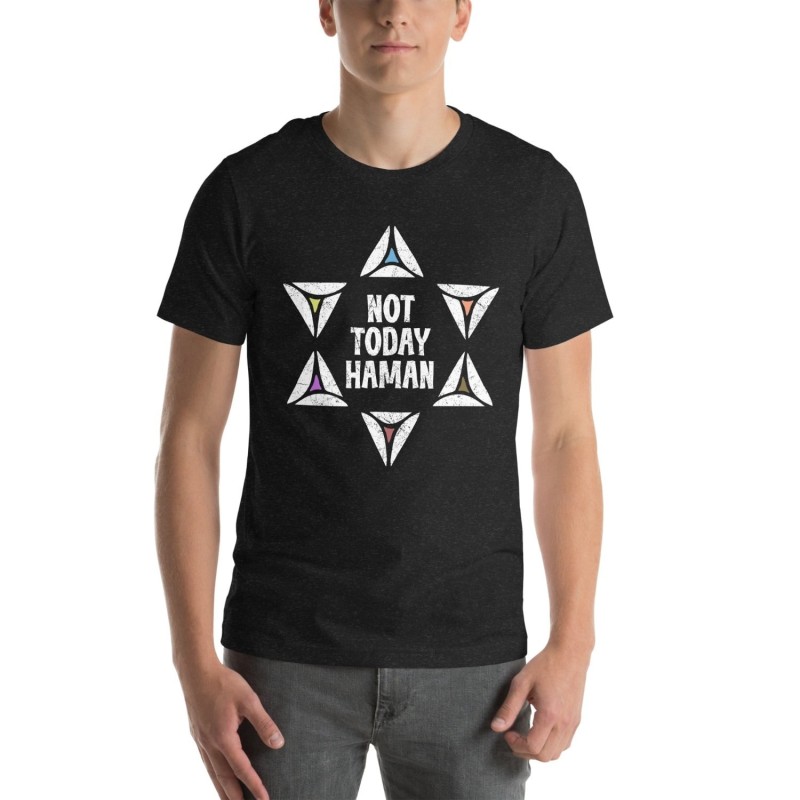Pas aujourd’hui T-shirt Haman Pourim - Unisexe