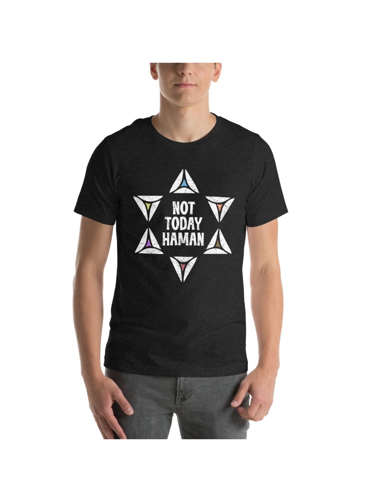 Pas aujourd’hui T-shirt Haman Pourim - Unisexe