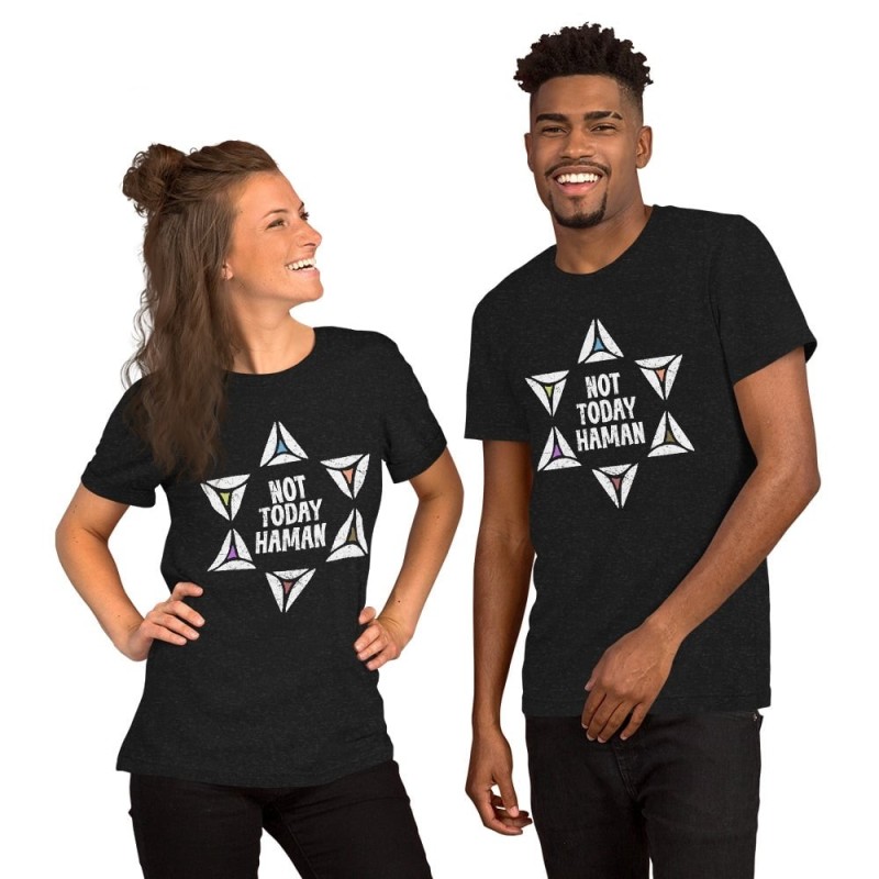 Pas aujourd’hui T-shirt Haman Pourim - Unisexe