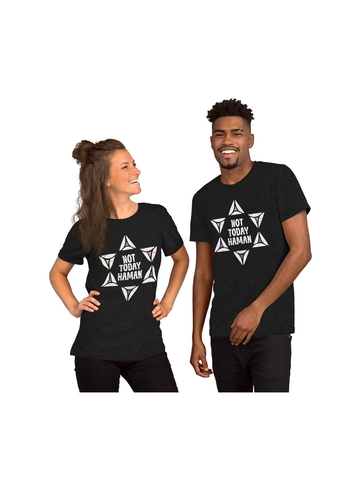 Pas aujourd’hui T-shirt Haman Pourim - Unisexe
