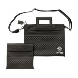 Faux Leather Tallit and Tefillin Bag Set ... | Jewish Gift from Israel