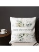 Coussin floral Pâque cette nuit, nous nous inclinons