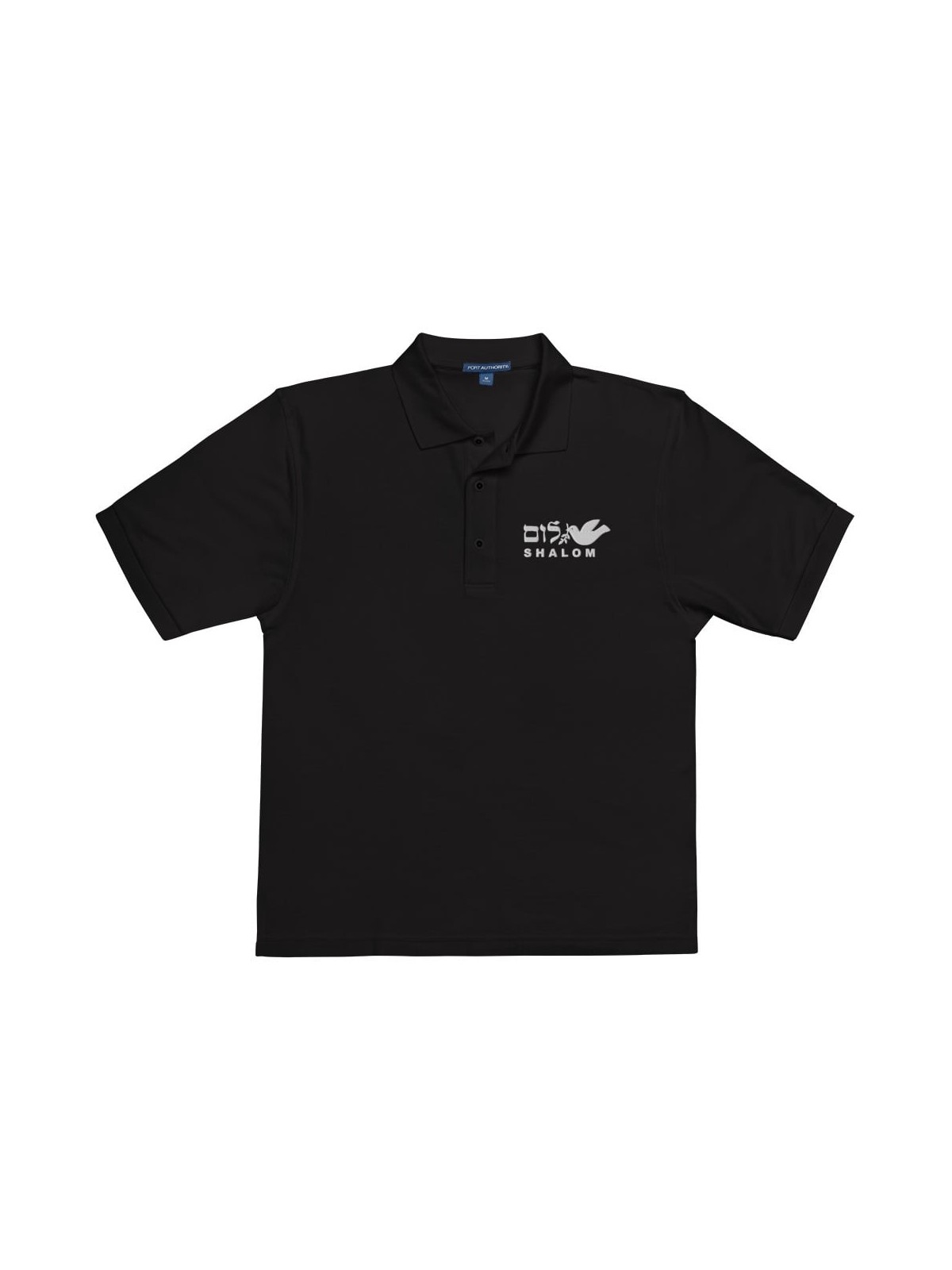 Shalom Dove of Peace Men's Polo Shirt