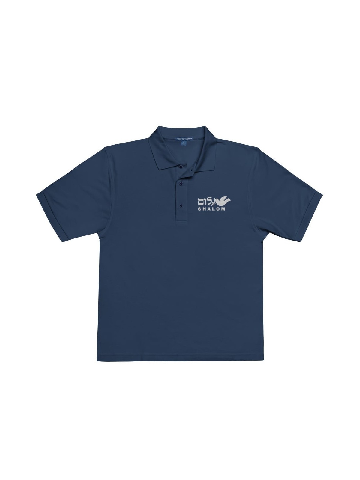 Shalom Dove of Peace Men's Polo Shirt