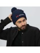 Bonnet à pompon J'aime Israël