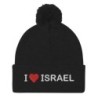 I Love Israel Pom-Pom Beanie