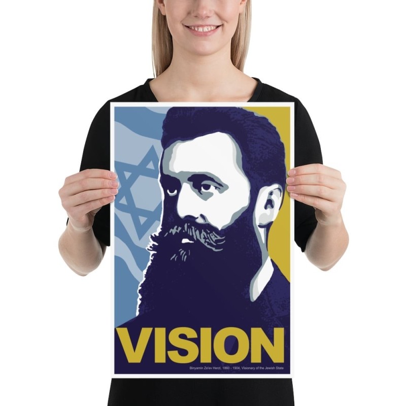 Theodor Herzl Poster - Vision