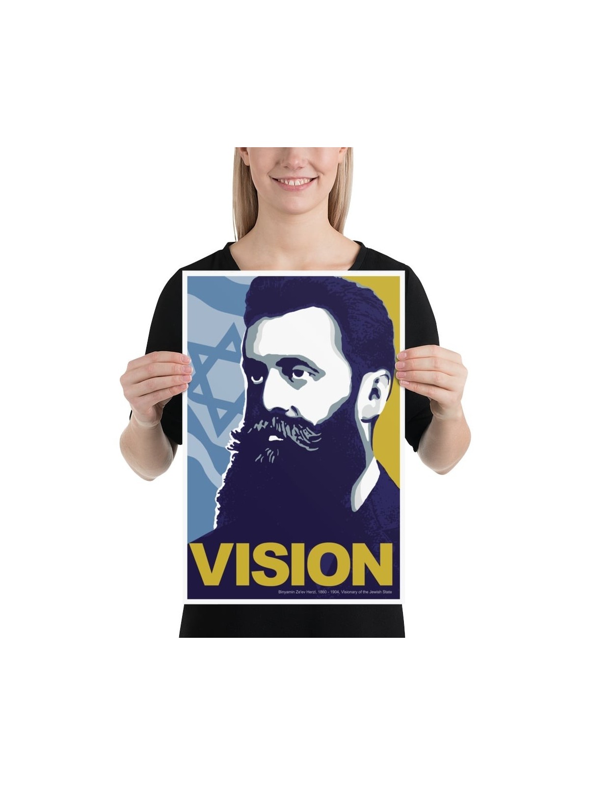 Theodor Herzl Poster - Vision