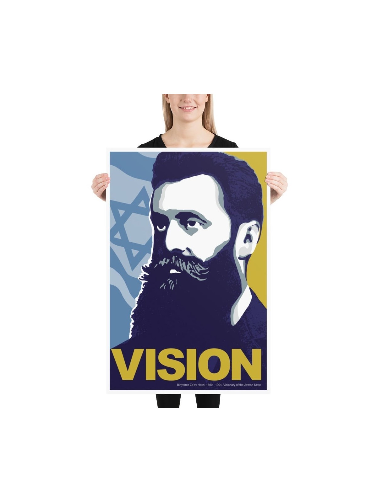 Affiche Theodor Herzl - Vision