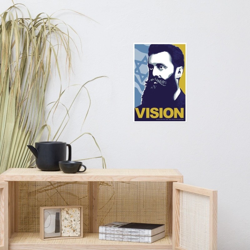 Affiche Theodor Herzl - Vision