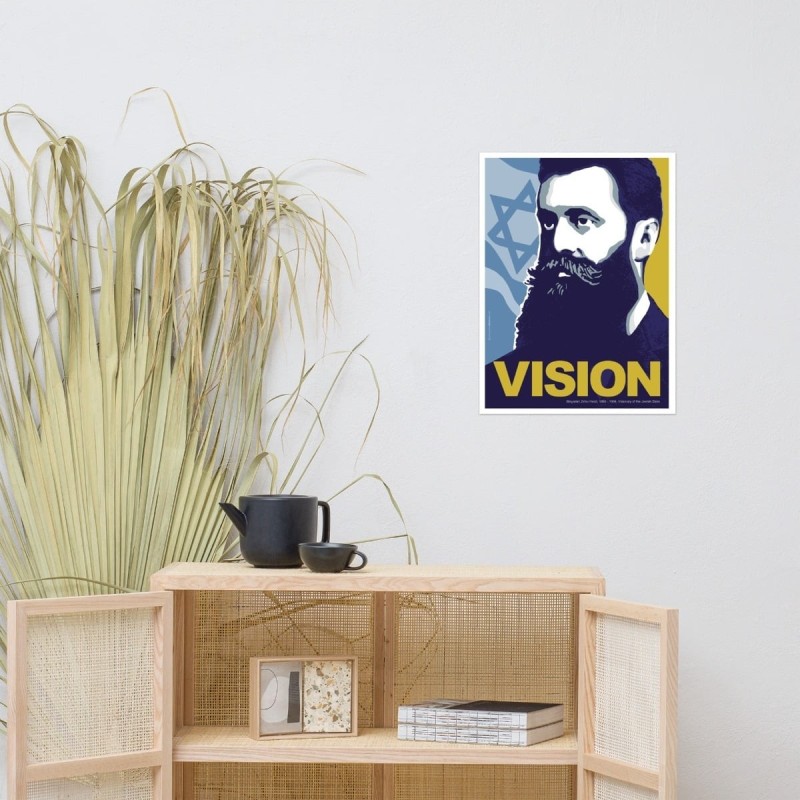 Theodor Herzl Poster - Vision