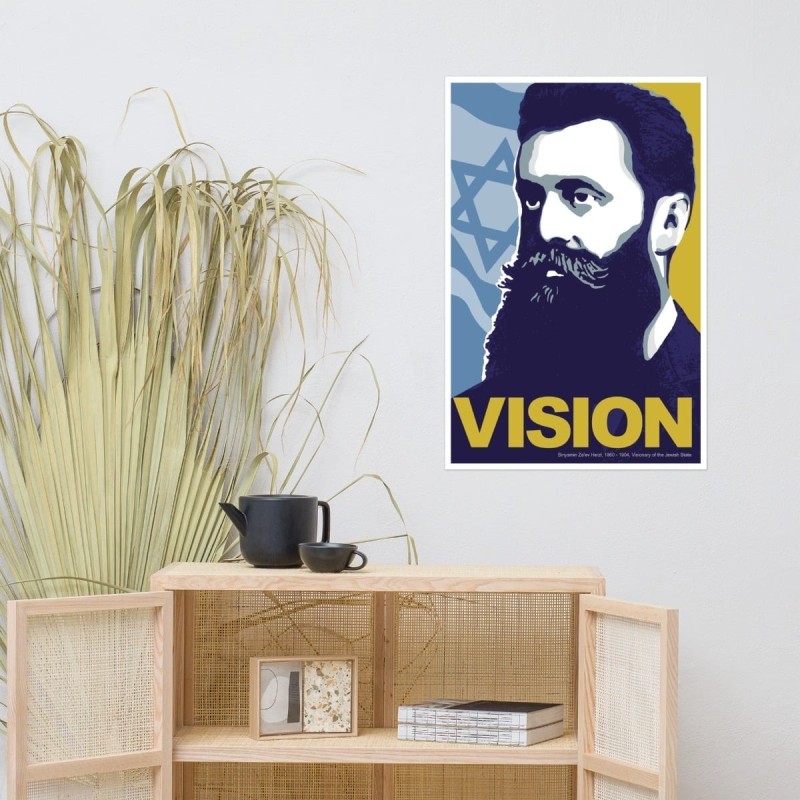 Theodor Herzl Poster - Vision