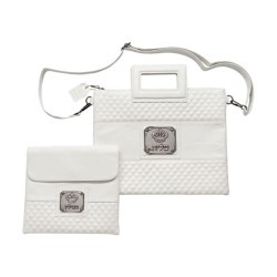 Faux Leather Tallit and Tefillin Bag Set ... | Jewish Gift from Israel