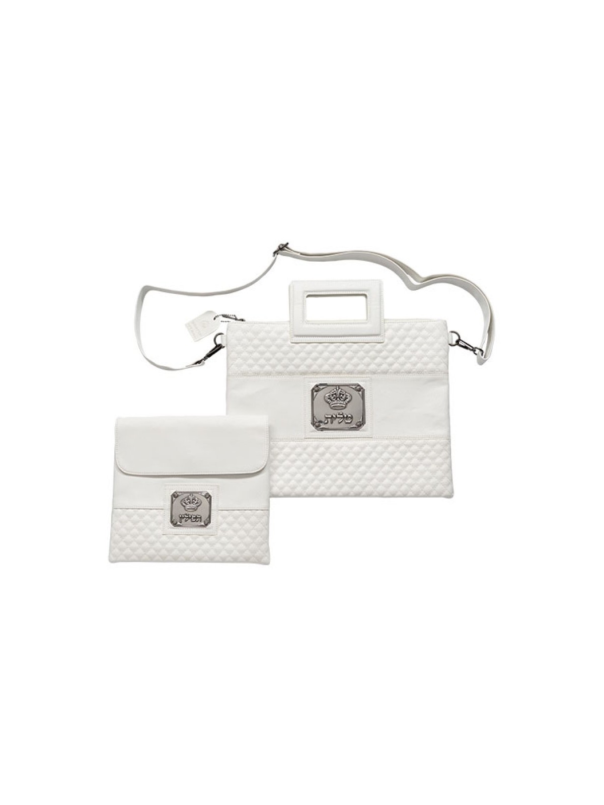Faux Leather Tallit and Tefillin Bag Set ... | Jewish Gift from Israel