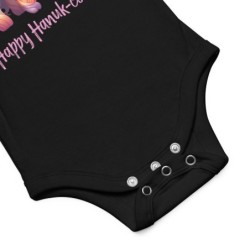 Happy Hanuk-Corn Baby Short Sleeve Onesie