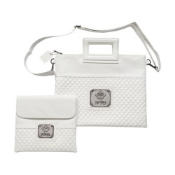 Faux Leather Tallit and Tefillin Bag Set ... | Jewish Gift from Israel