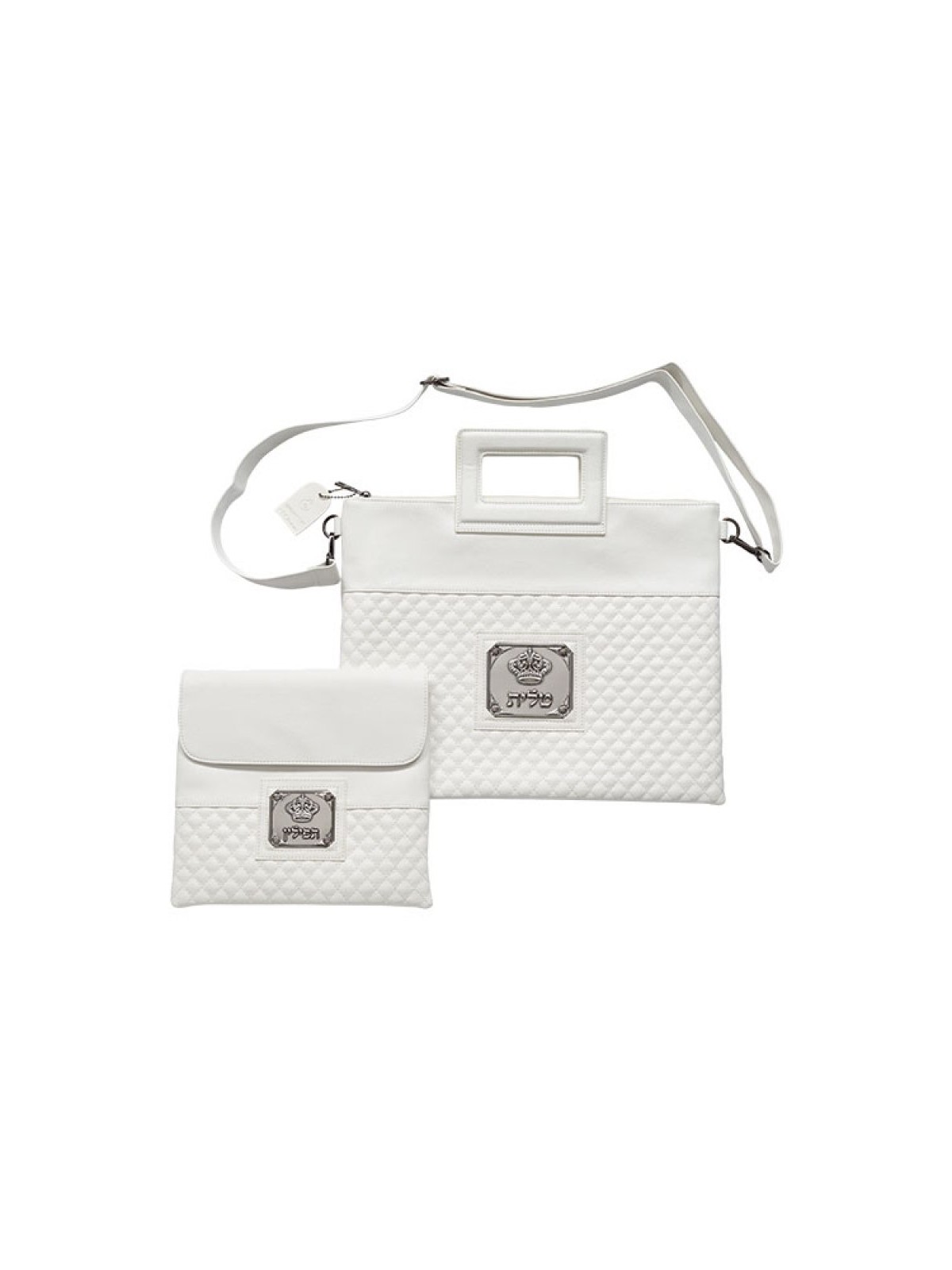 Faux Leather Tallit and Tefillin Bag Set ... | Jewish Gift from Israel