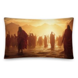 Exodus from Egypt Passover Pillow