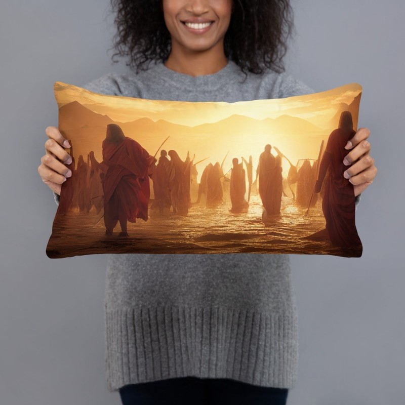 Exodus from Egypt Passover Pillow
