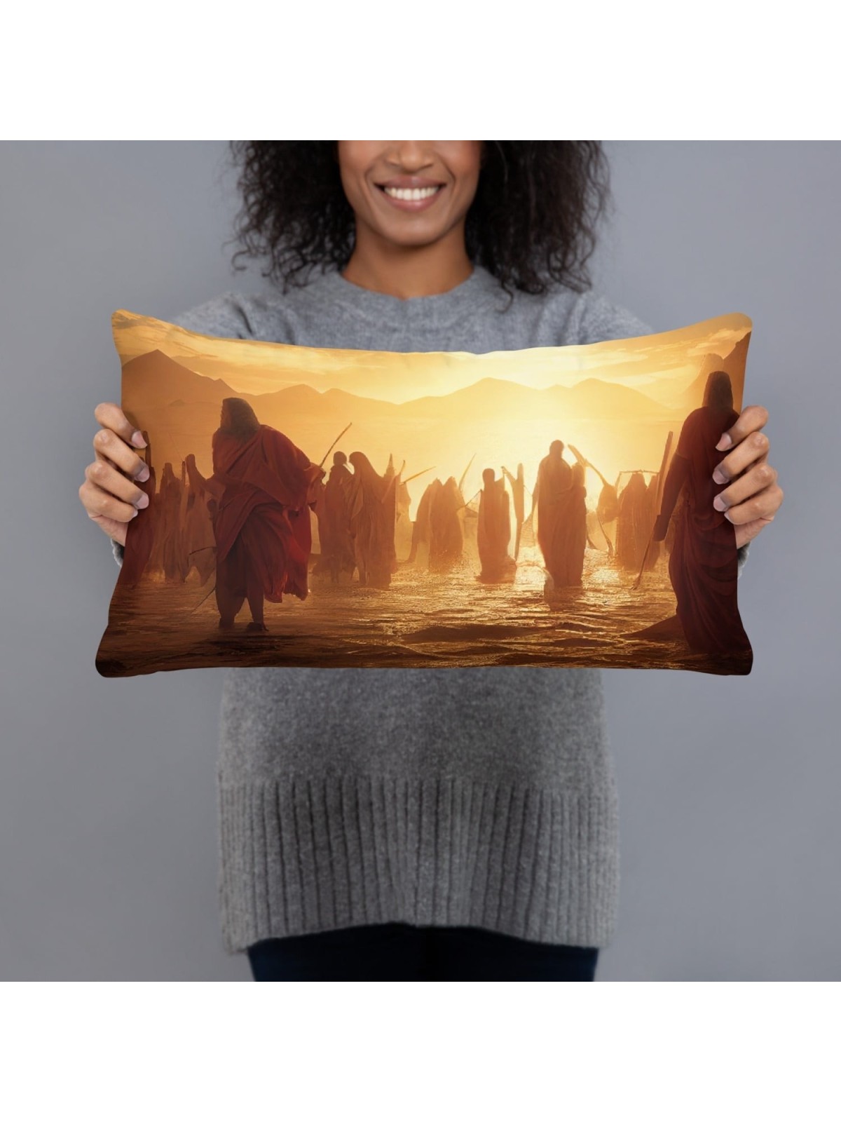Exodus from Egypt Passover Pillow