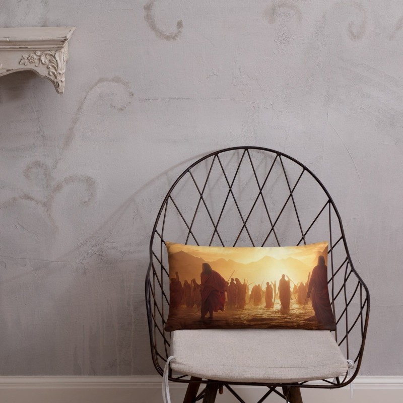 Exodus from Egypt Passover Pillow